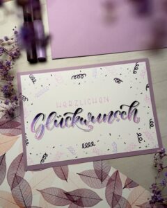 Glueckwunsch Luftschlangen 1 Handlettering und Kreatives mit Liebe