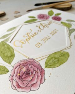 Hochzeitskarte Cutout2 Handlettering und Kreatives mit Liebe