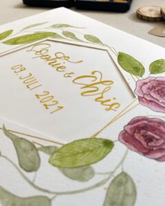 Hochzeitskarte Cutout3 Handlettering und Kreatives mit Liebe